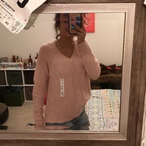 Pink sweater